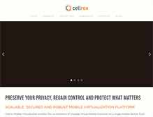 Tablet Screenshot of cellrox.com